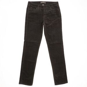 Orah Odel Velour Straight Pants Size 8 Womens Gray Stretch Measures 29 x 32.5